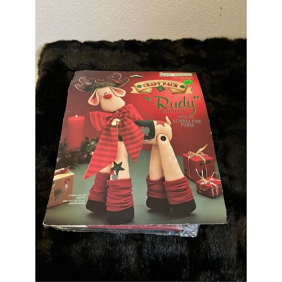 Daisy Kingdom Rudy Reindeer Doll Kit Craft Pack #32310 - Picture 1 of 3